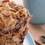 Raspberry and almond bars 700x489