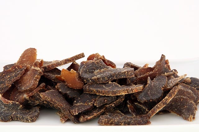 Biltong Jerky stack