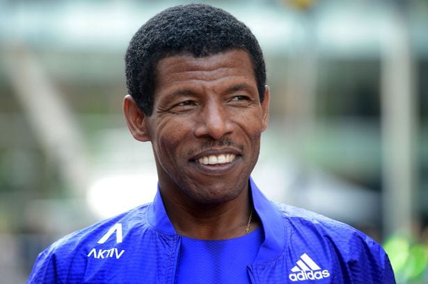 African Sportsmen Haile Gebrselassie