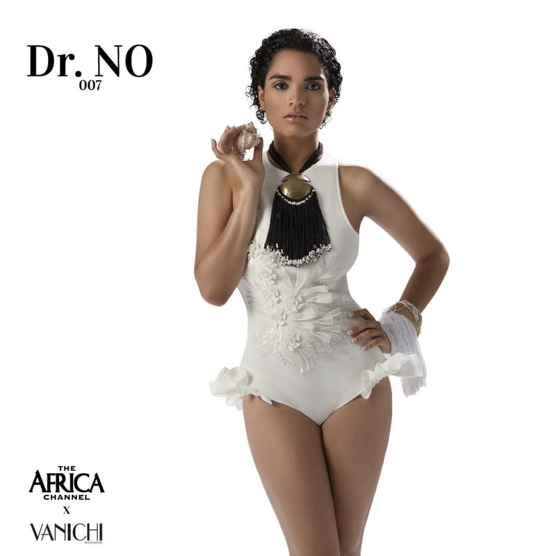 what if movie icons wore african dr no 007 vanichi