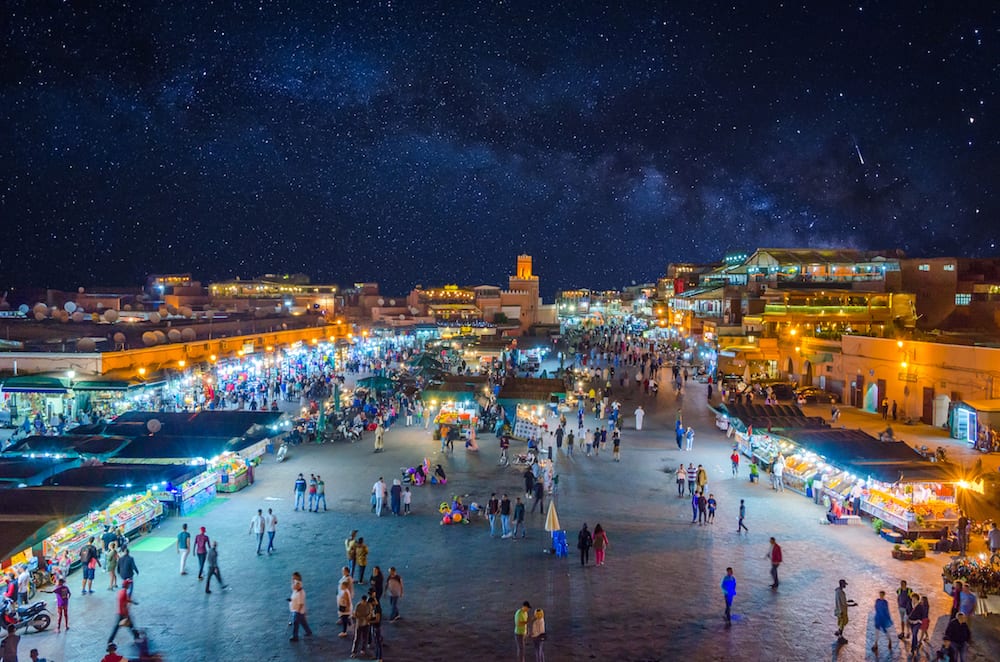 Marrakech Morocco Night